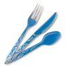 Amazon Basics Disposable Clear Cutlery Set 192 Count Combo Pack-1