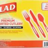 Glad Disposable Cutlery Set - Clear Heavy Duty Plastic Forks, Knives, and Spoons - 240 Piece Plasticware for Parties - Durable, Sturdy Recyclable Utensils - Great for July 4th, Thanksgiving, Christmas-2