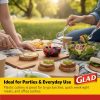 Glad Disposable Cutlery Set - Clear Heavy Duty Plastic Forks, Knives, and Spoons - 240 Piece Plasticware for Parties - Durable, Sturdy Recyclable Utensils - Great for July 4th, Thanksgiving, Christmas-5