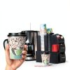 Dixie PerfecTouch 12 oz Paper Coffee Cups By GP PRO, Coffee Haze Design, 500 Count (25 Disposable Cups Per Sleeve, 20 Sleeves Per Case), 5342DX-3