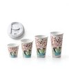 Dixie PerfecTouch 12 oz Paper Coffee Cups By GP PRO, Coffee Haze Design, 500 Count (25 Disposable Cups Per Sleeve, 20 Sleeves Per Case), 5342DX-7